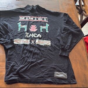 Michael Stars Classic Black Top Inca design size XL